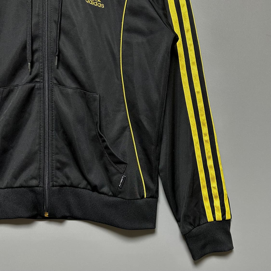 [M]아디다스 y2k 블랙 후드 트랙탑 져지 상품이미지3