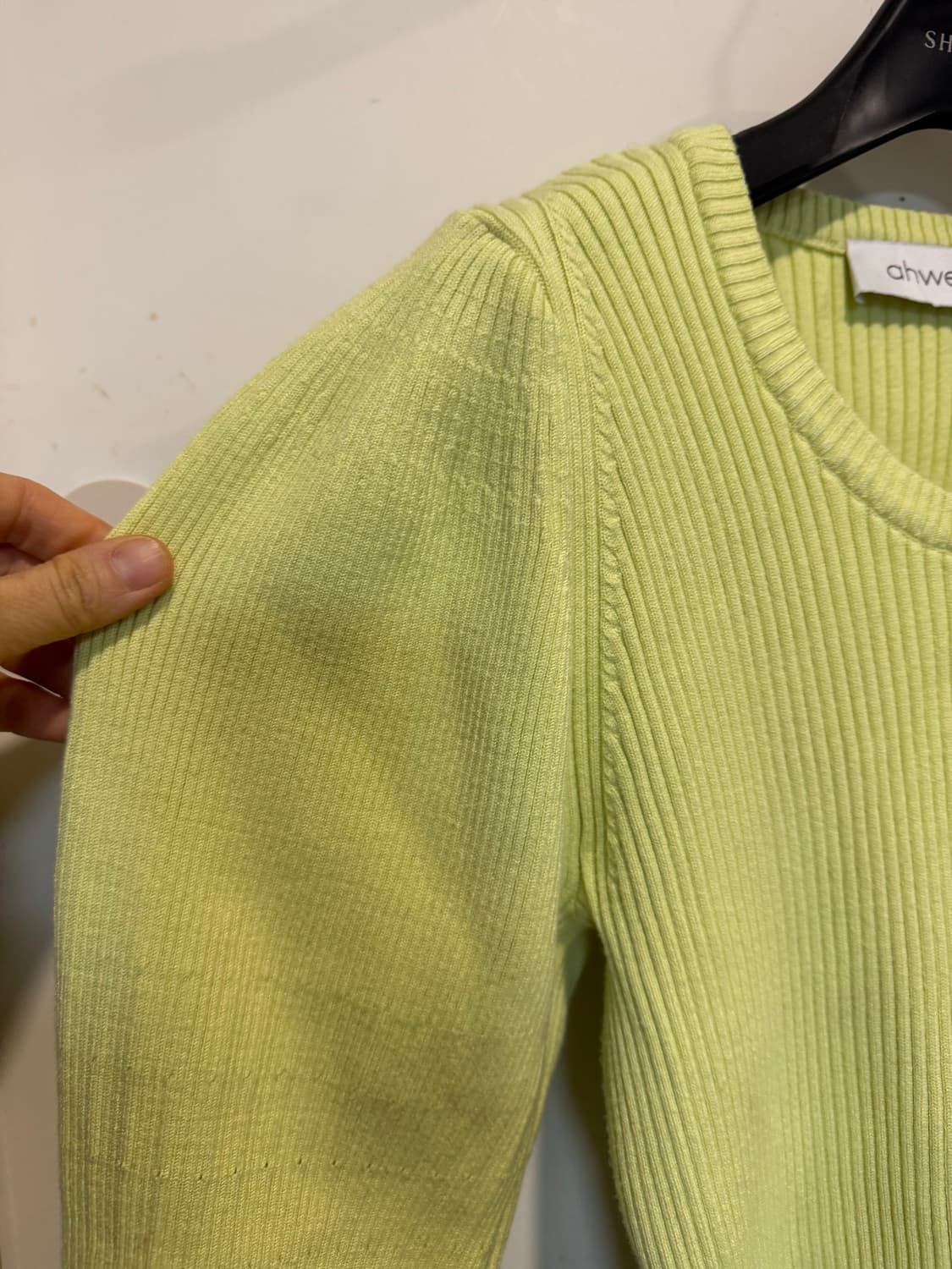 ahwe 아위 볼륨슬리브 니트 상품이미지7