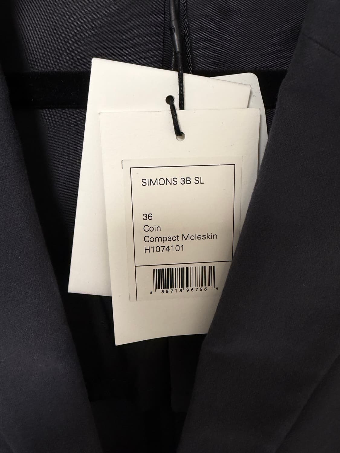 Theory 시몬스 몰스킨 자켓 36 새상품 상품이미지3