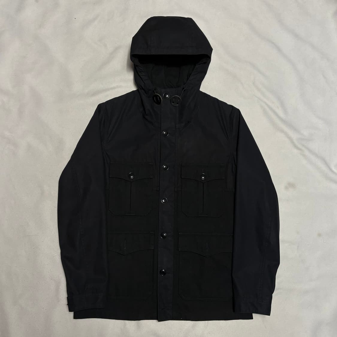 L 쿠티 버클 후드 블랙 파카 상품이미지2