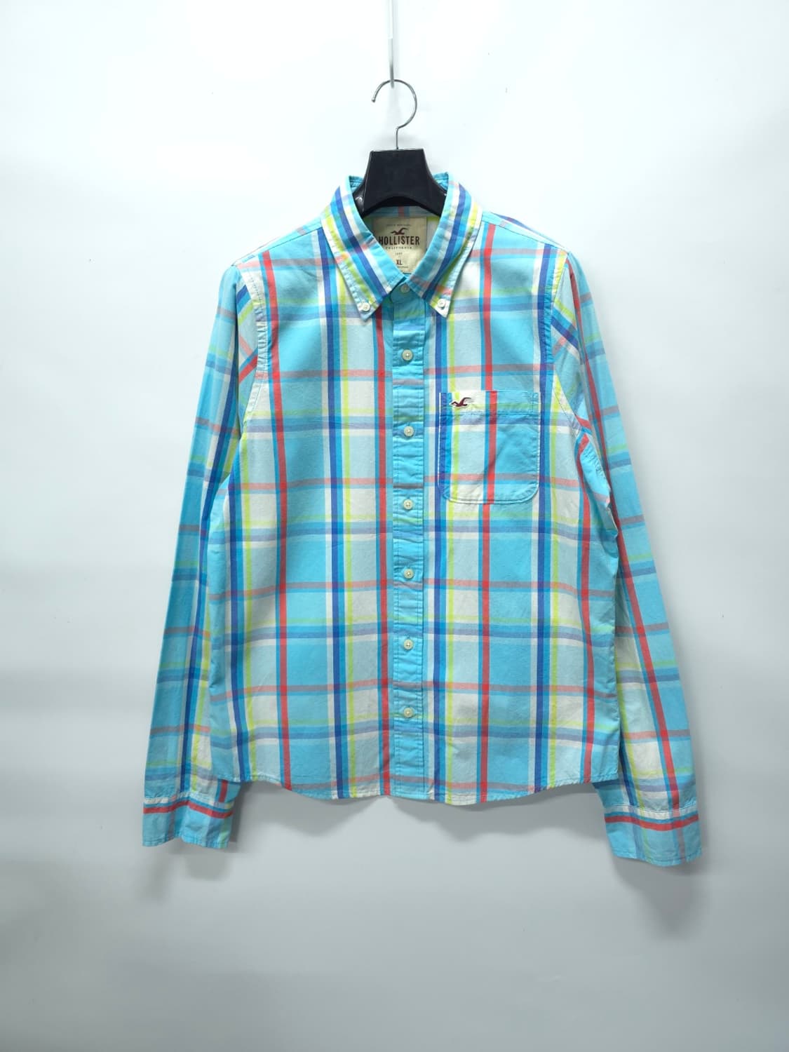 홀리스터 남성 화사한 멀티체크 봄가을 셔츠 (105) 상품이미지1