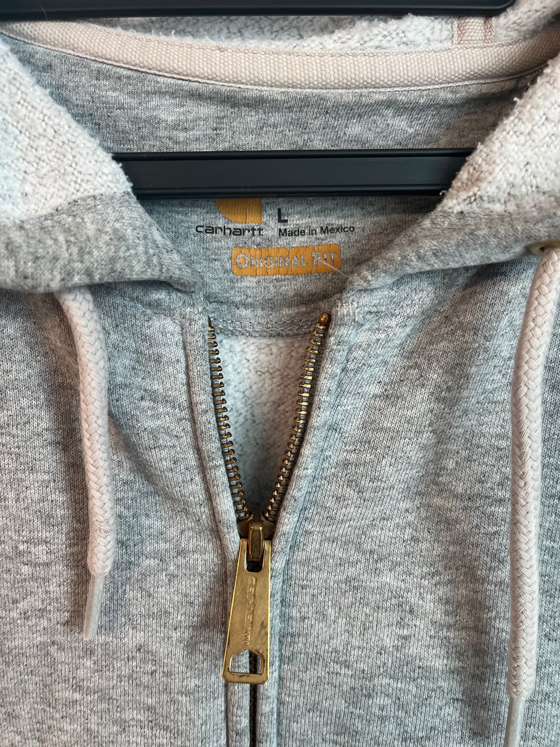 칼하트 그레이 후드집업 [L] 상품이미지4
