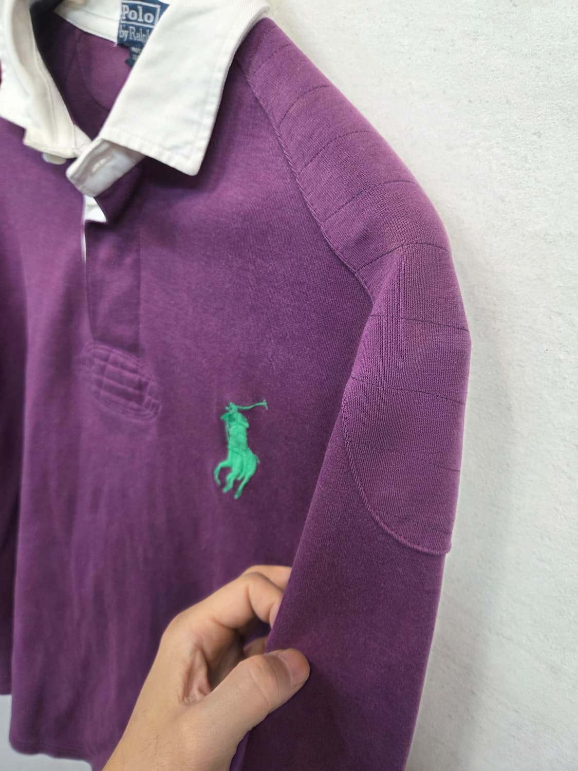 폴로랄프로렌 빈티지 럭비 카라긴팔 m 상품이미지5