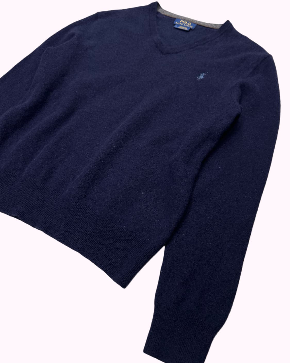 RALPH LAUREN navy wool hairy knit 상품이미지4