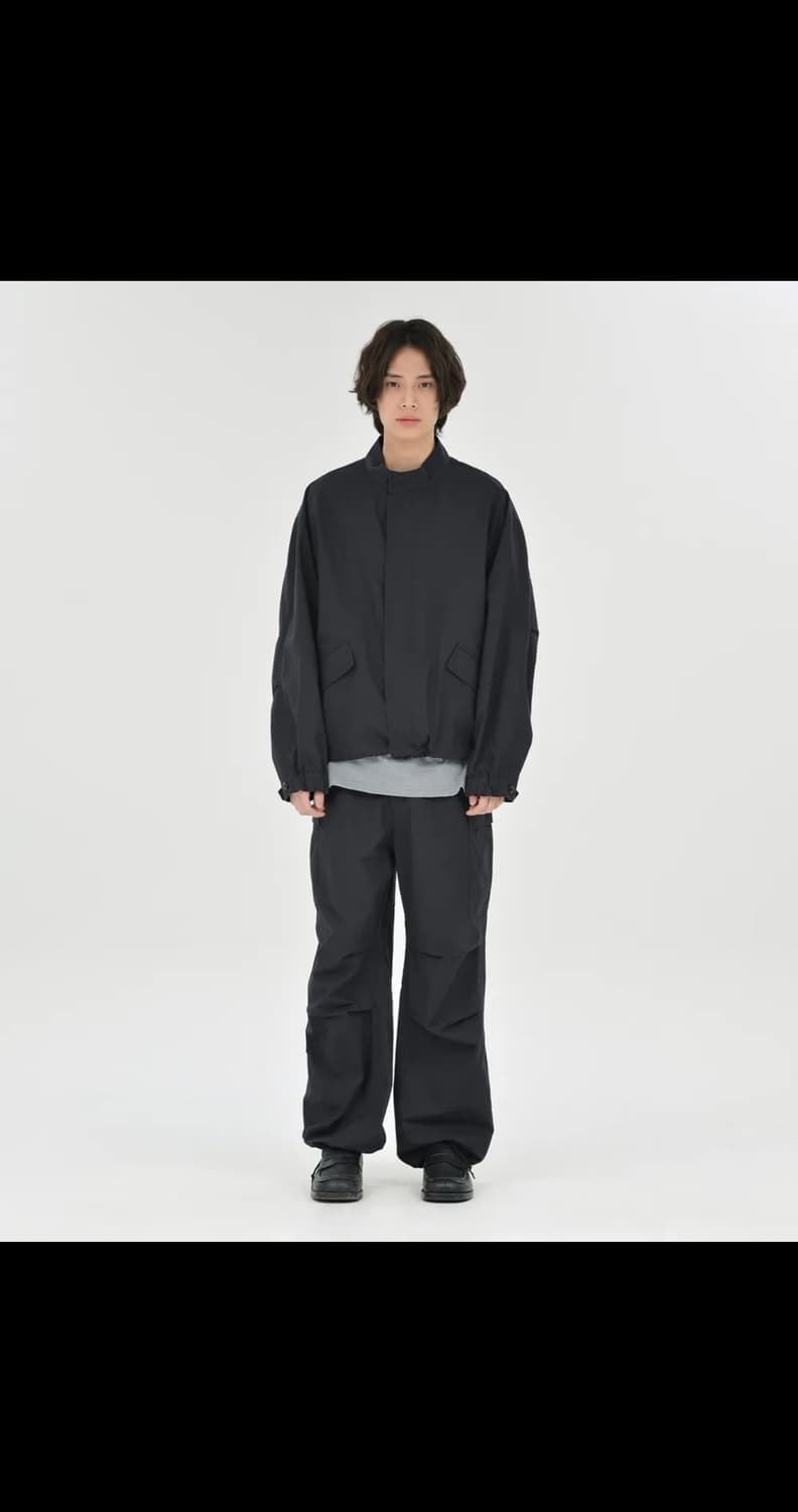 [4] 브라운야드 에센셜 숏 자켓 블랙 상품이미지1