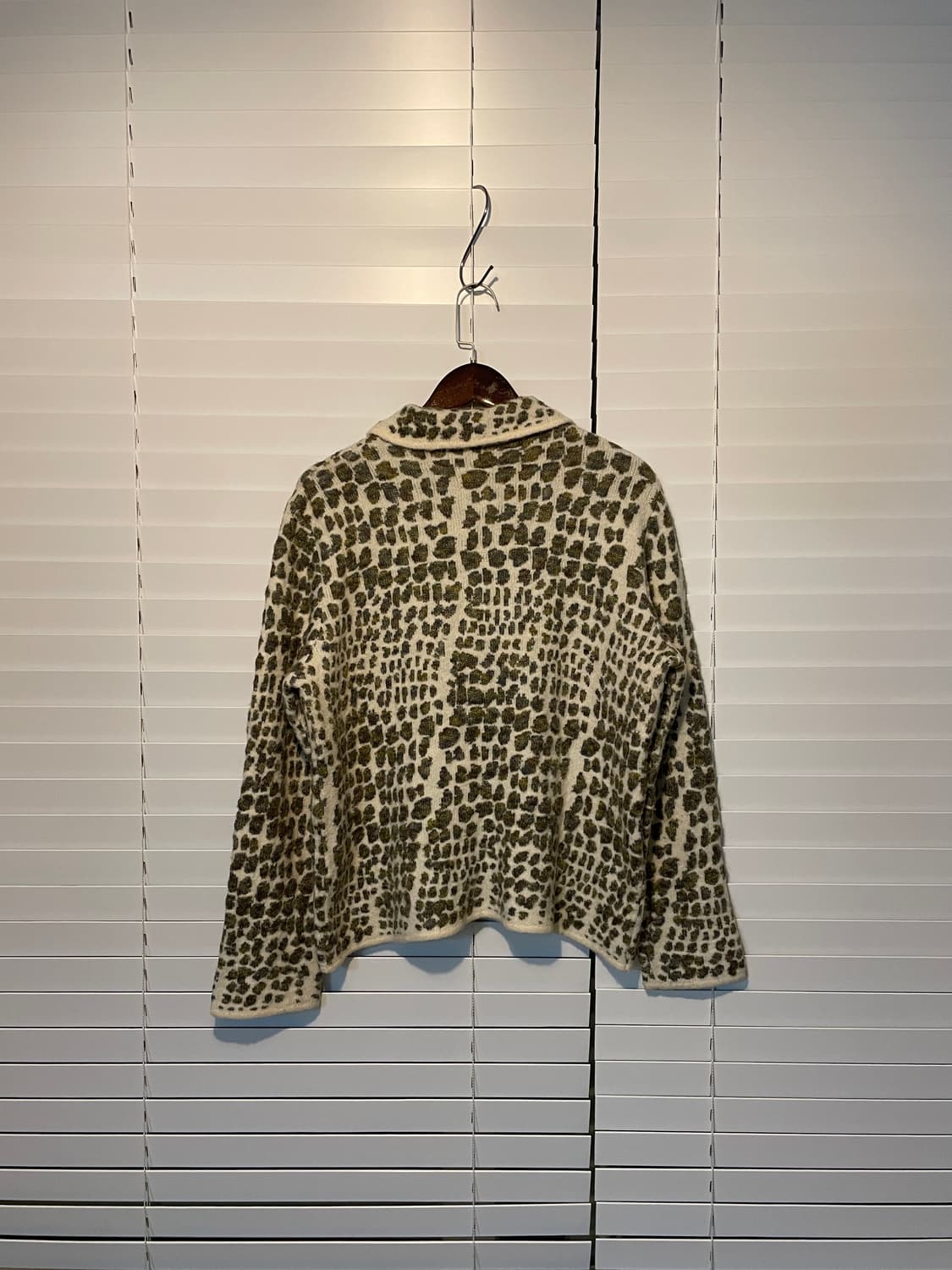 미스컬리지 패턴 니트 가디건 상품이미지4