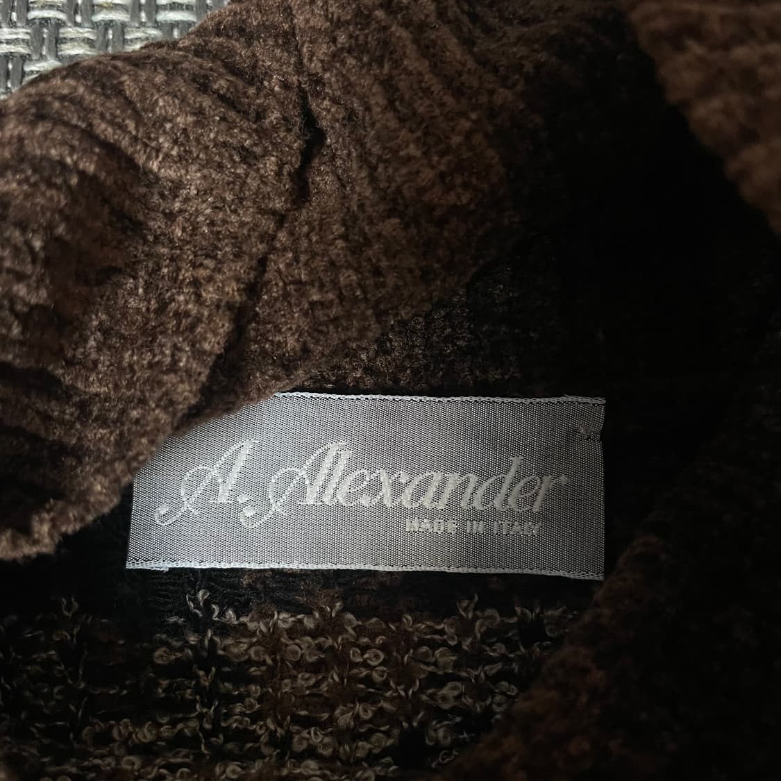 A. 알렉산더 브라운 자가드 패턴 하이넥 긴팔 니트 상품이미지4