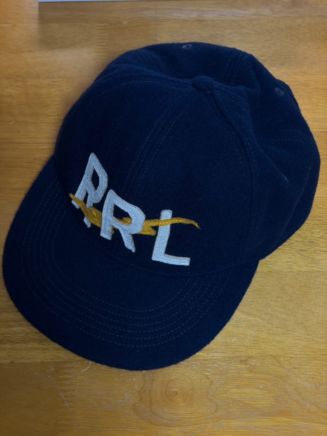 RRL 더블알엘 아플리케 울 블렌드 펠트 볼 캡 상품이미지4