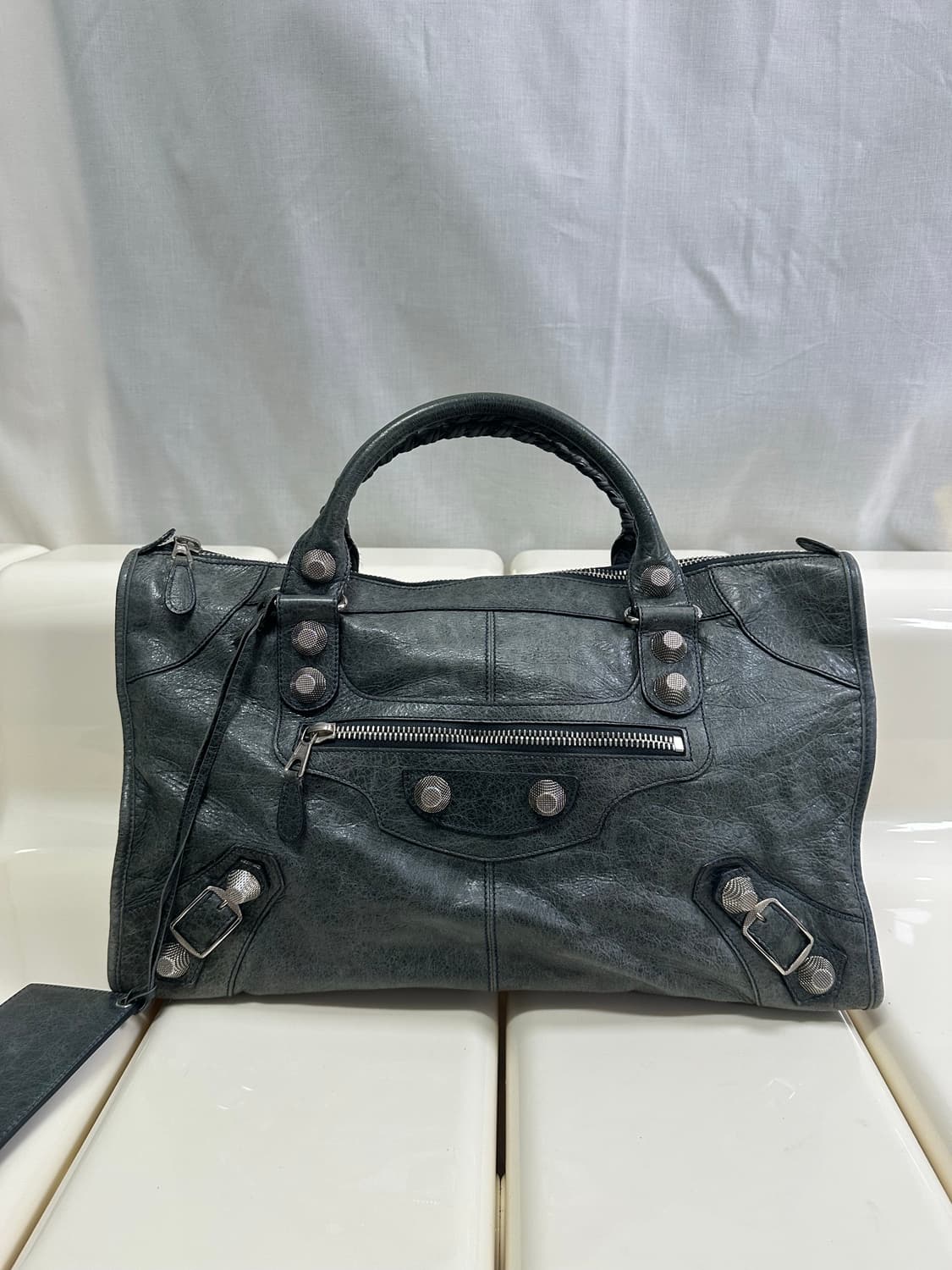 [A 정품] 발렌시아가 자이언트 시티 모터백 라지 상품이미지2