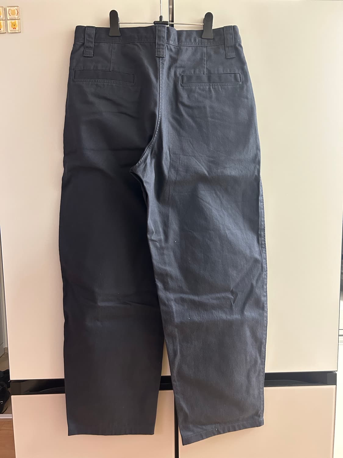 유니클로 와이드 치노 팬츠 네이비 79 팝니다 상품이미지2