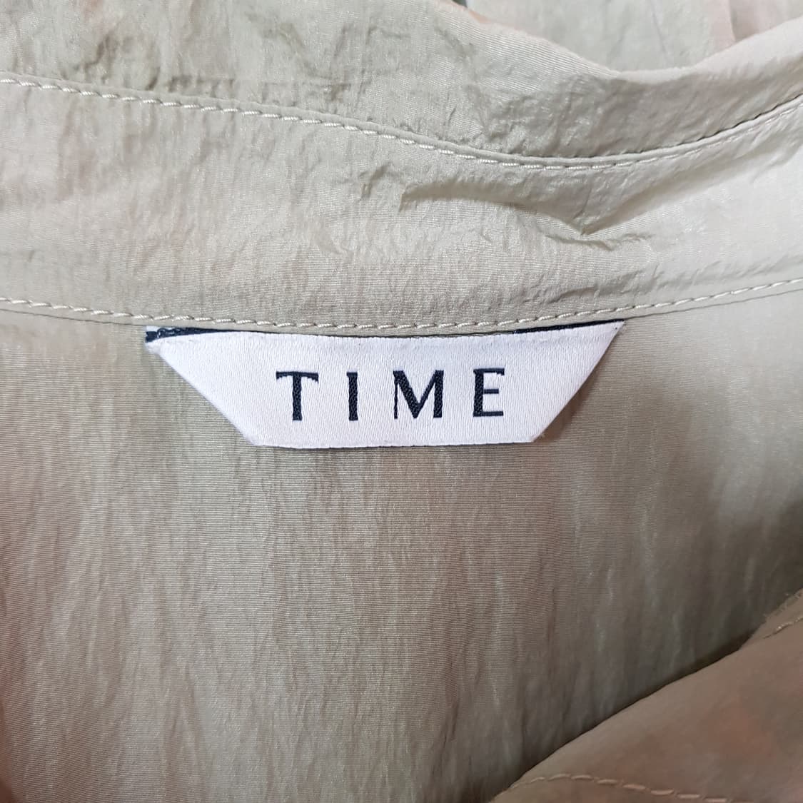 한섬 TIME 타임 2021 셔츠형 티어드 롱 원피스 F사이즈 상품이미지7