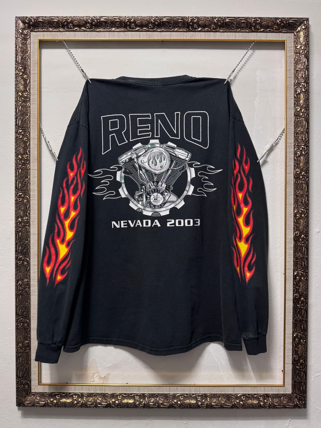 빈티지 04s biker Flame 롱슬리브 상품이미지2