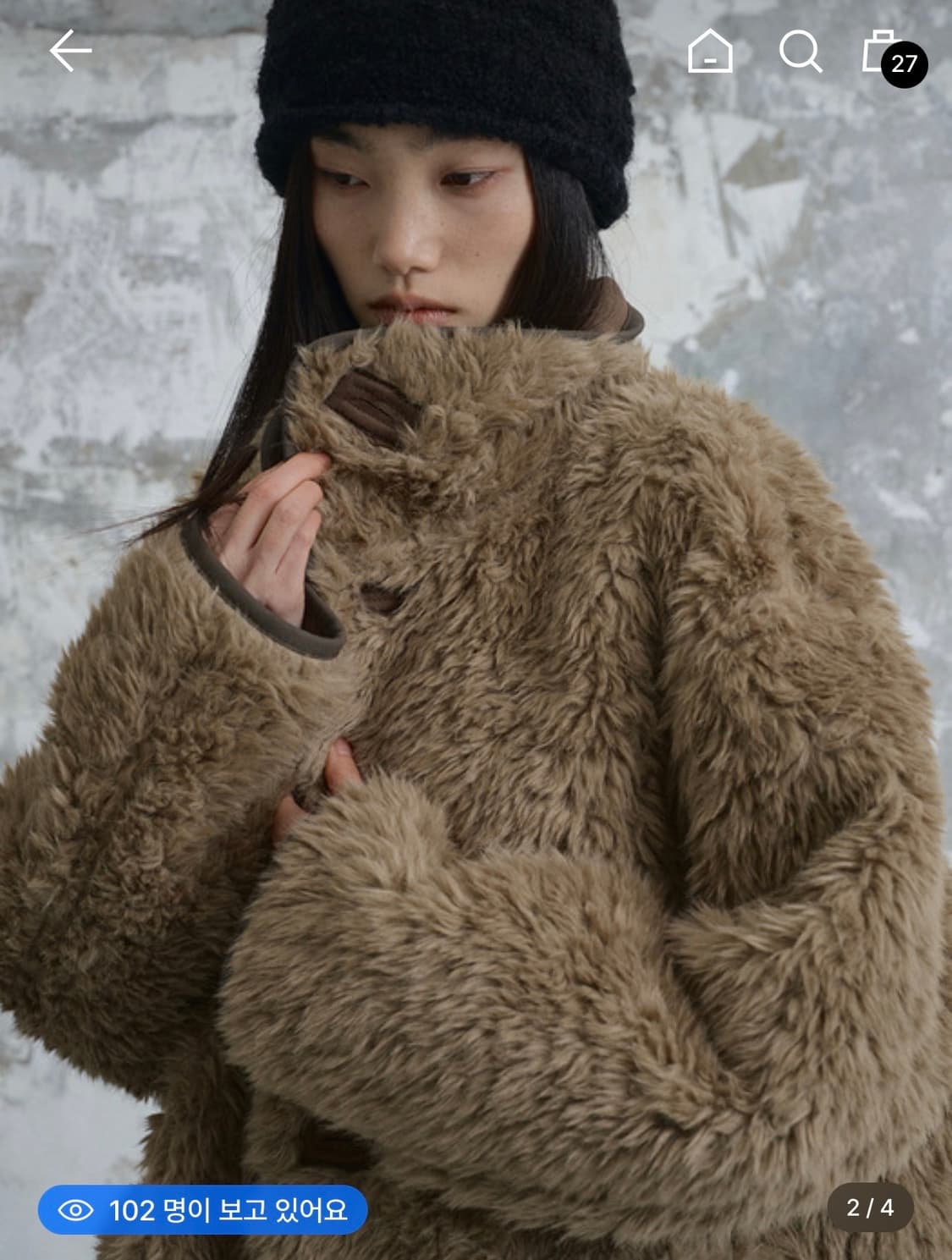 더엔엘 리버시블 시어링 무스탕 상품이미지5