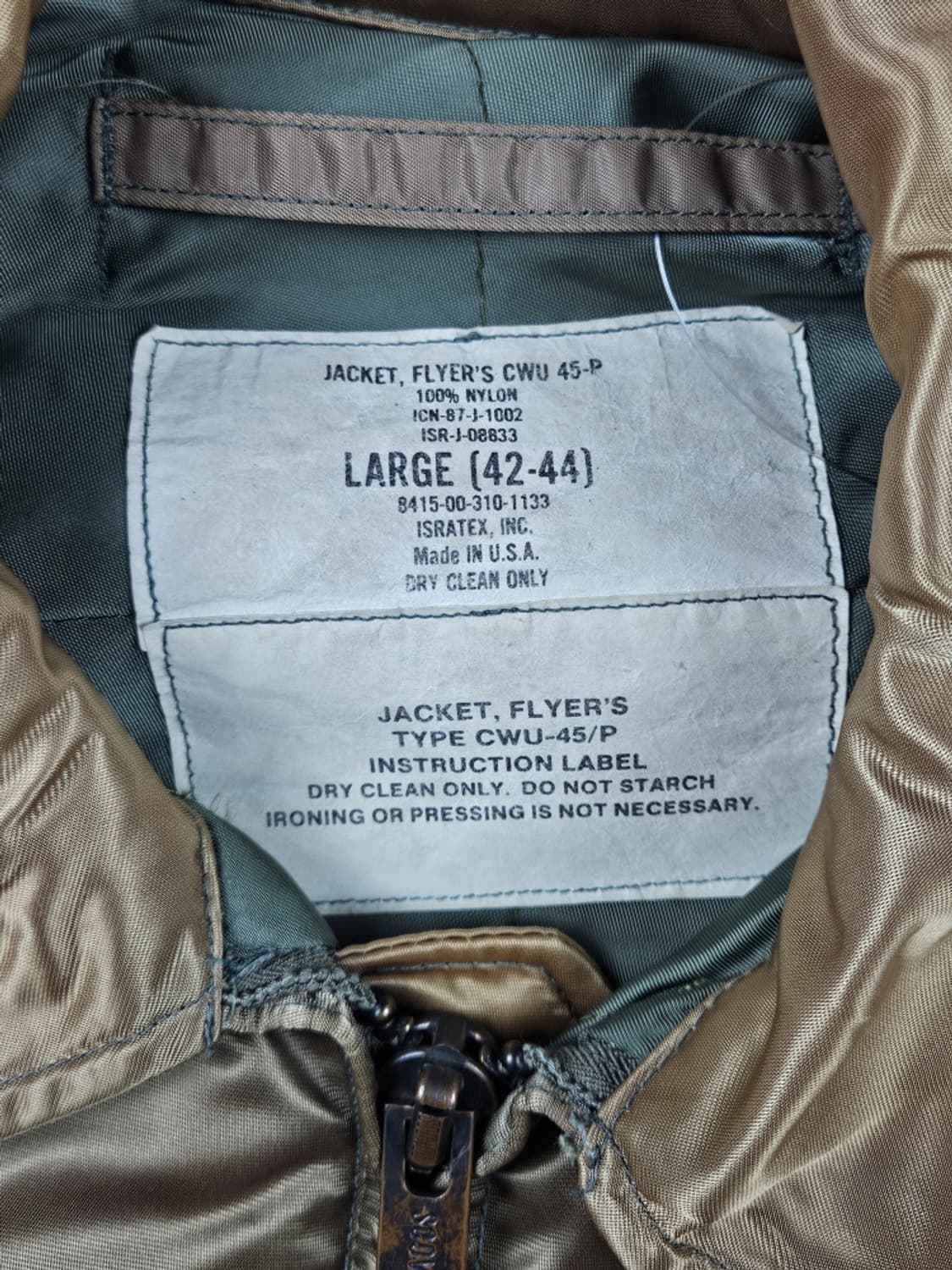 USA CWU-45 항공점퍼 ( L ) / 9591 상품이미지7