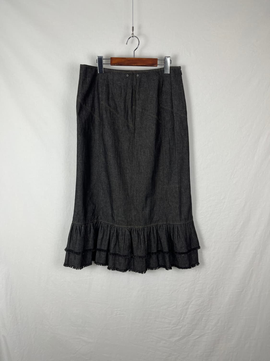 Vintage 흑청 데님 스커트  상품이미지2