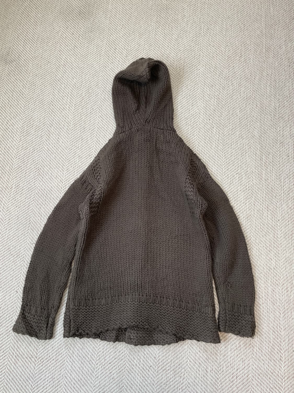 00s 마리떼 프랑소와 저버 브라운 버튼 디테일 니트 후드 J03854 상품이미지5