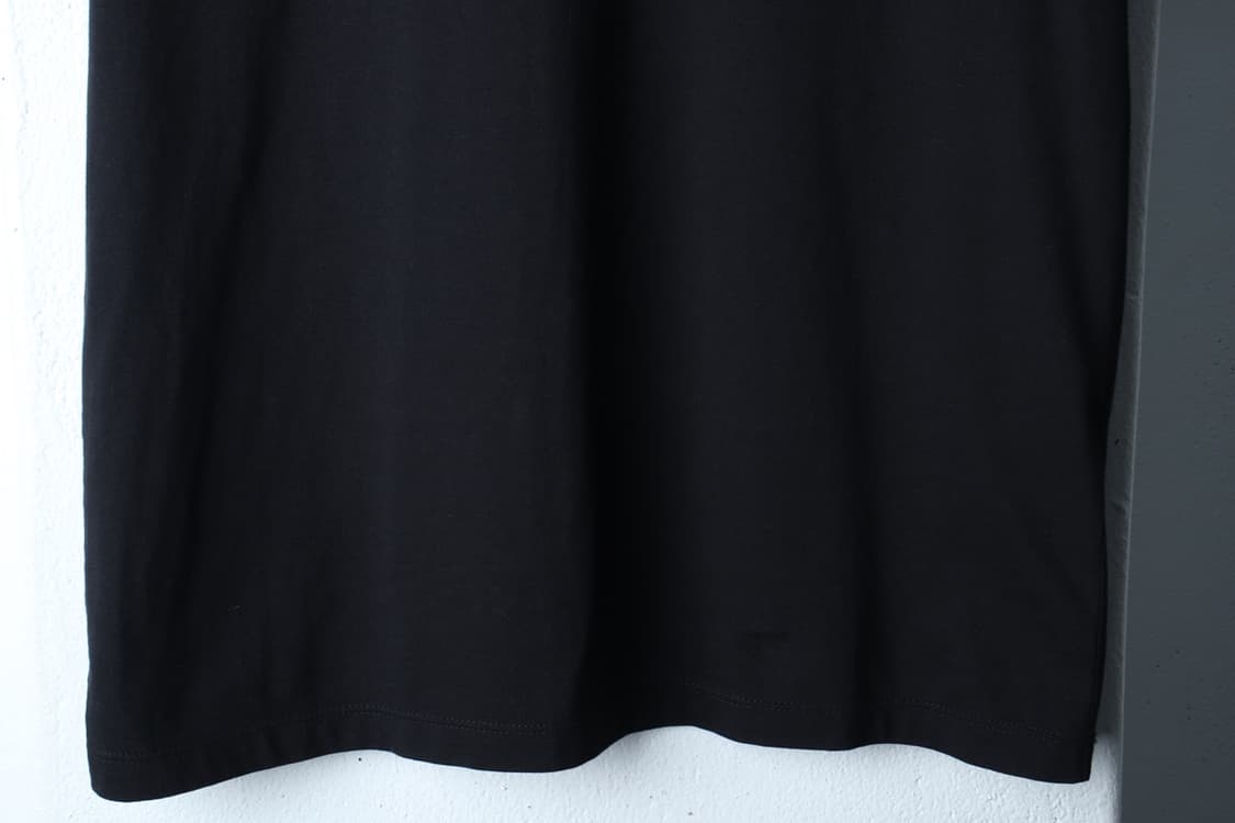 (L-XL) 무신사 스탠다드 반팔 티셔츠 무지 블랙 기본-H30606 상품이미지4