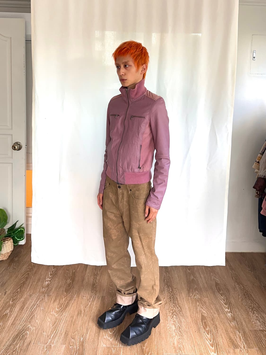 MK Homme 블리치 쉘 스트레이트 팬츠 상품이미지3