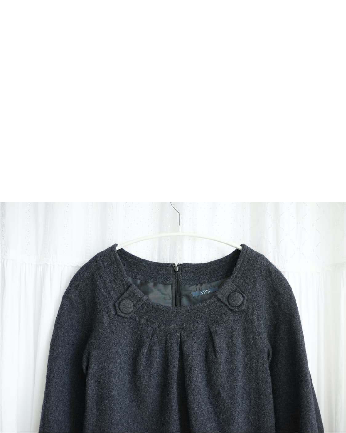 MYK deep grey one-piece 상품이미지3