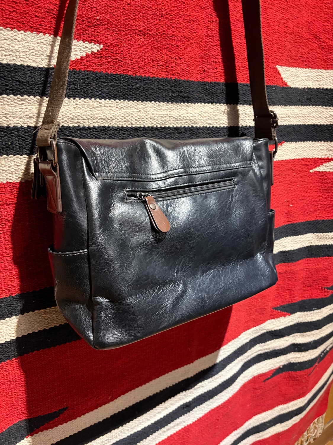 Leather newsboy shoulder bag / 가죽 숄더백 상품이미지4