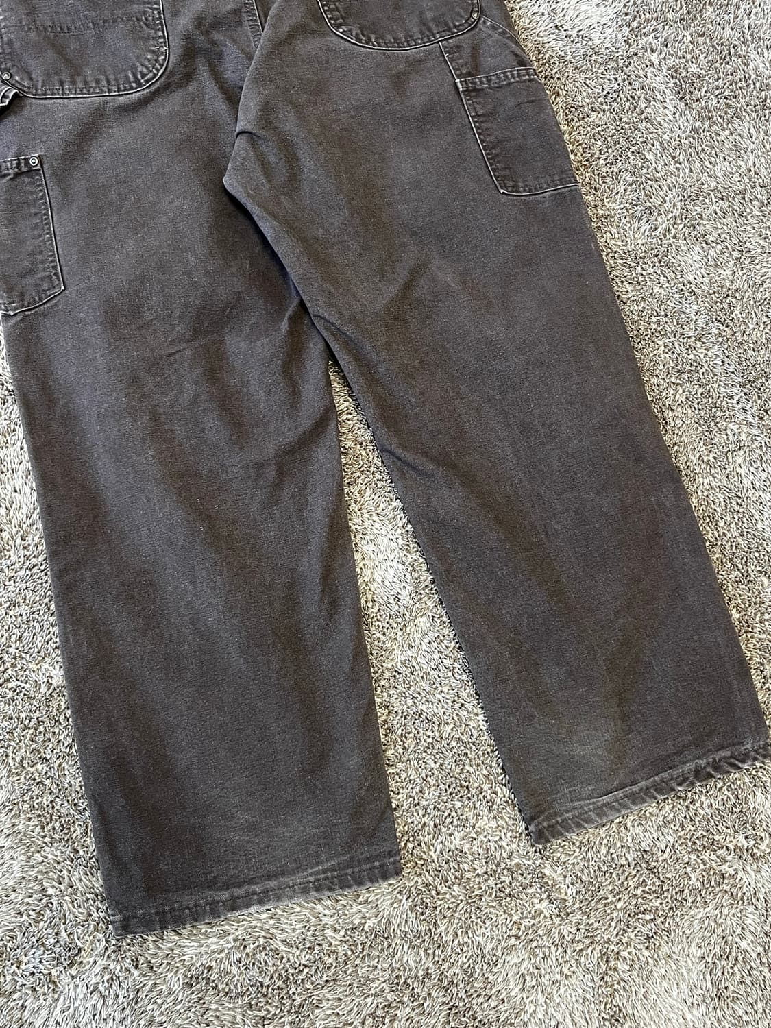 Carhartt B136 DKB 칼하트 빈티지 더블니 팬츠 다크브라운 상품이미지7