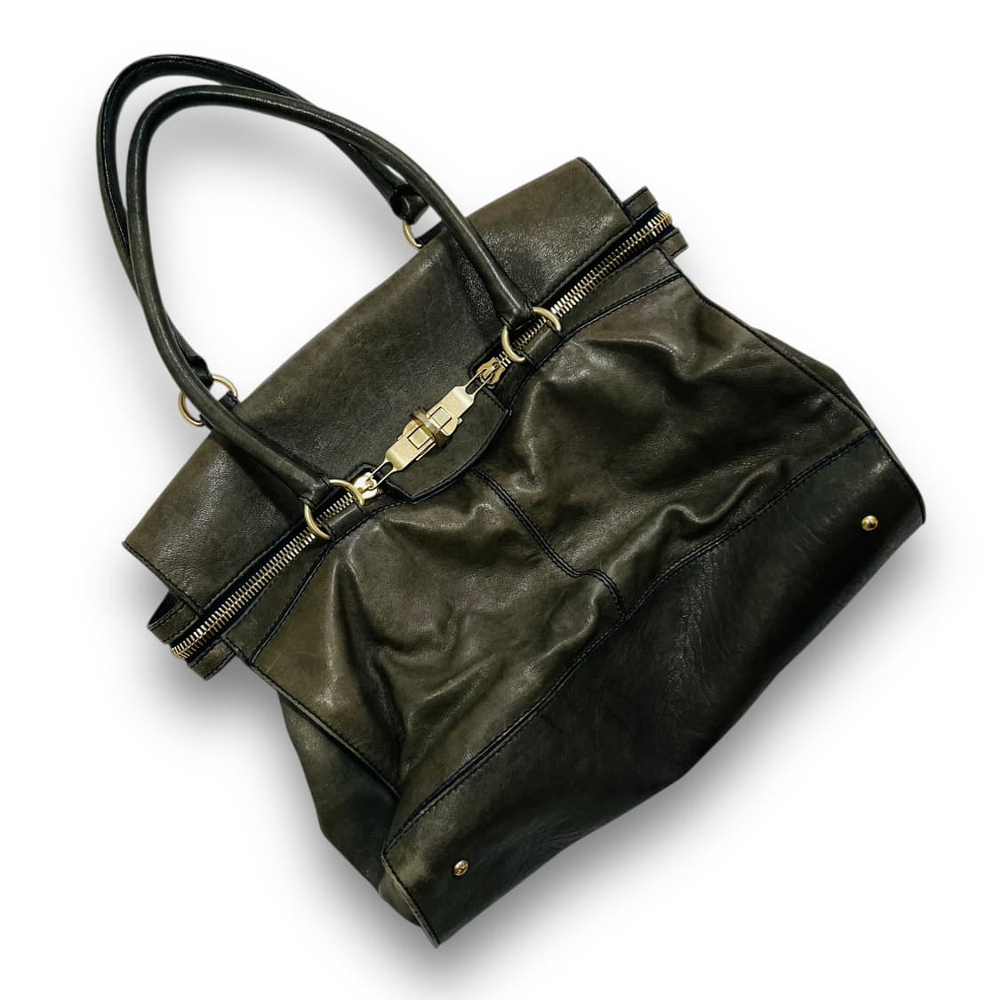 Max Mara Magaux Leather Hand bag 상품이미지1