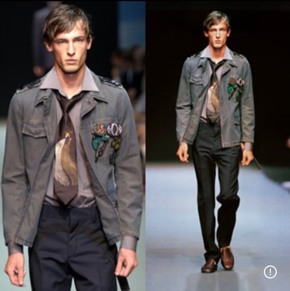 05SS Prada Belted Military Jacket 상품이미지10