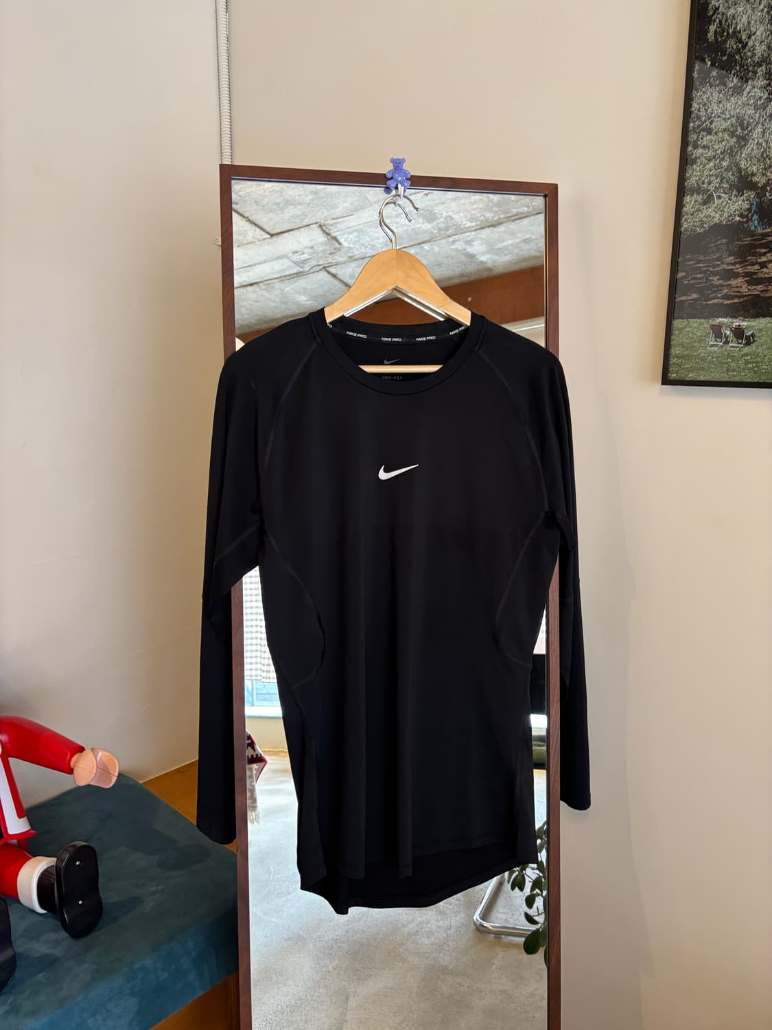 나이키 프로 긴팔 블랙 드라이핏 상품이미지1