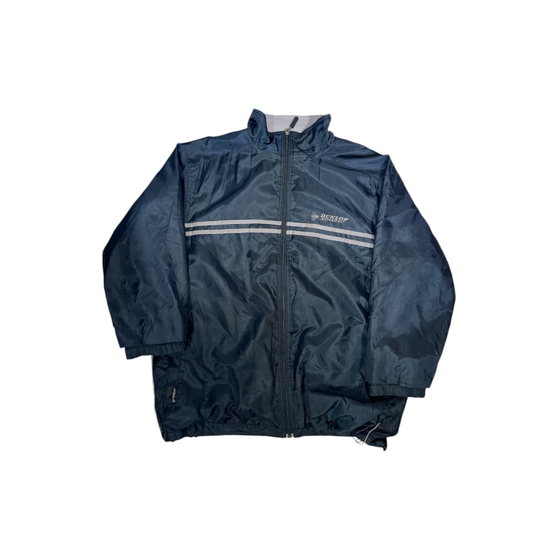 일본 빈티지 네이비 고프코어 기모 오버핏 바람막이 자켓 M 상품이미지5