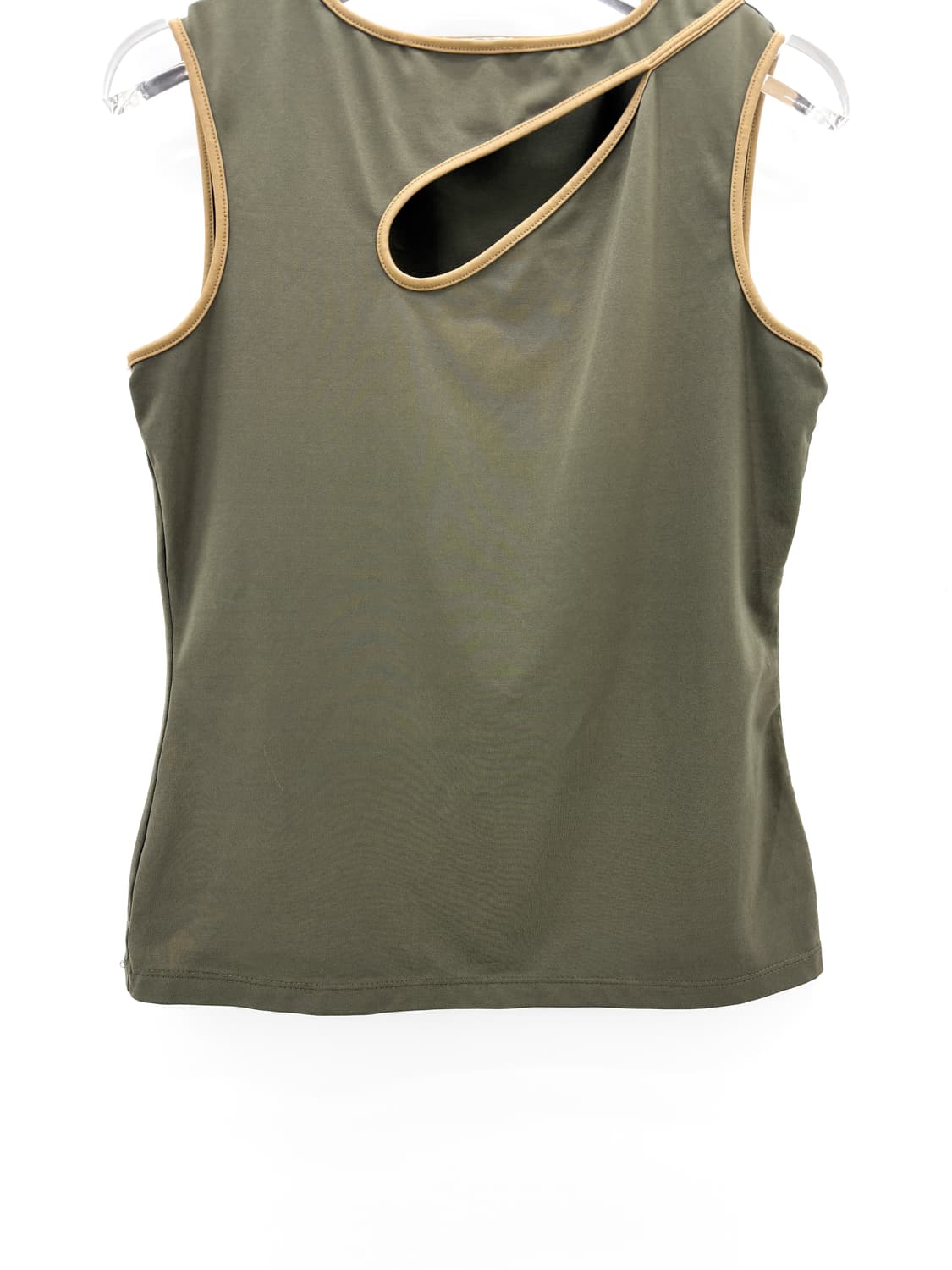 빈티지 커브드 컷아웃 슬리브리스 상품이미지3