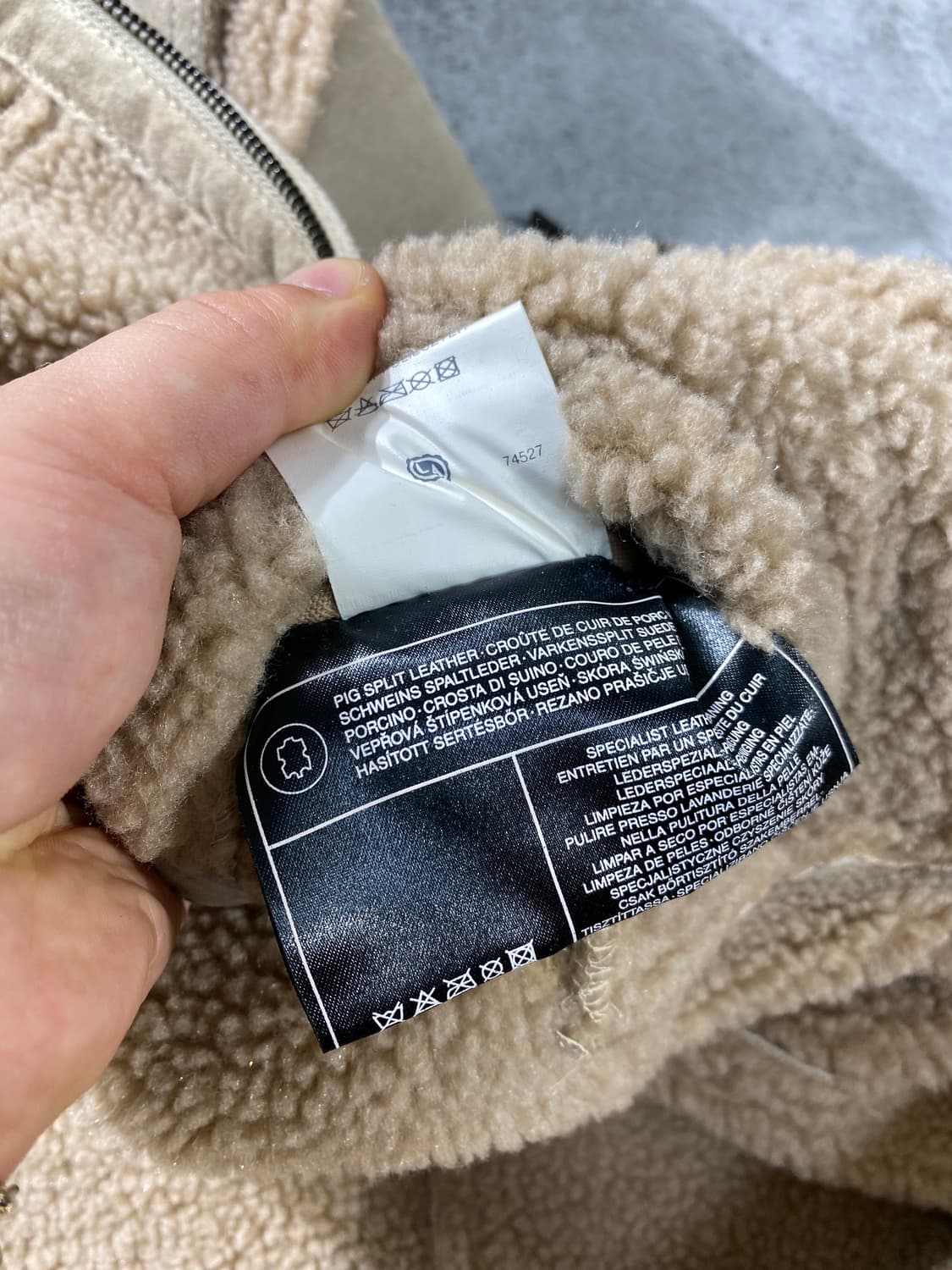 [XL] 90-00s ANGELO LITRICO 리얼 스웨이드 베스트 상품이미지8