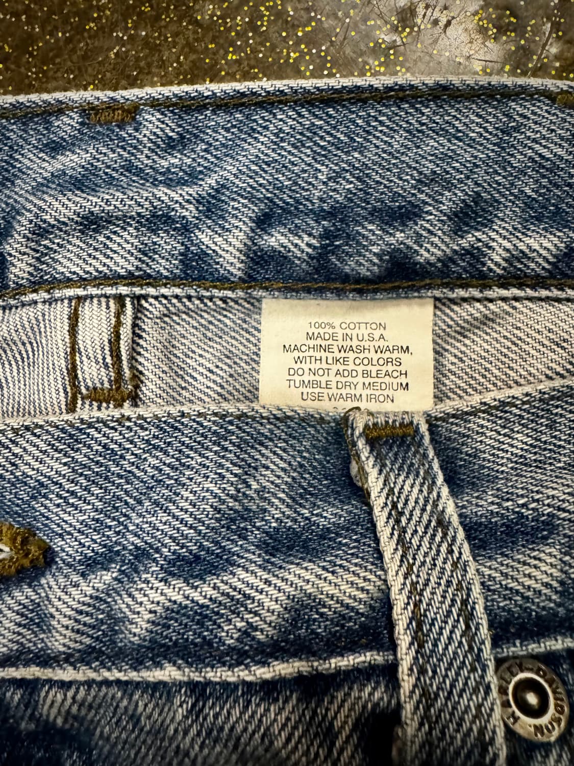 1999s Made in USA Harley Davidson Denim  상품이미지4