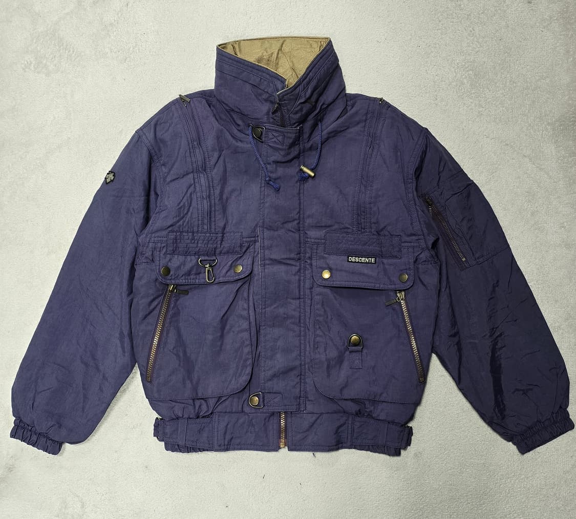 80s descente 데상트 빈티지 후드 자켓 S사이즈  상품이미지1