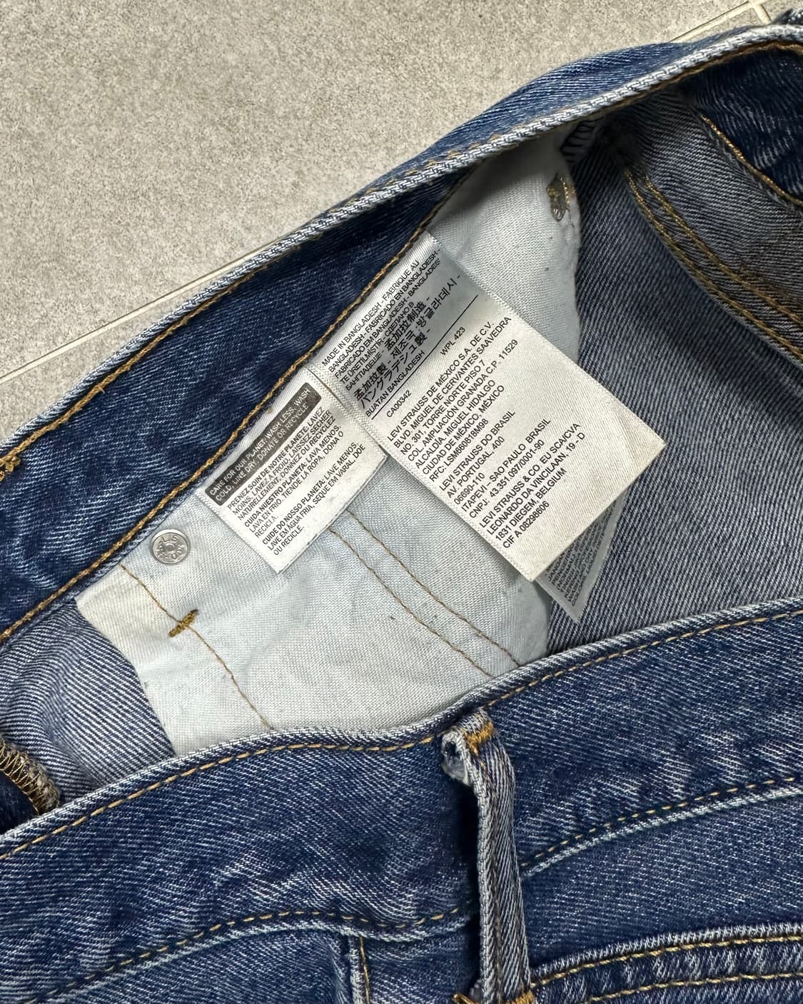 (허단46)00'S 리바이스 505 진청-M2036 상품이미지3