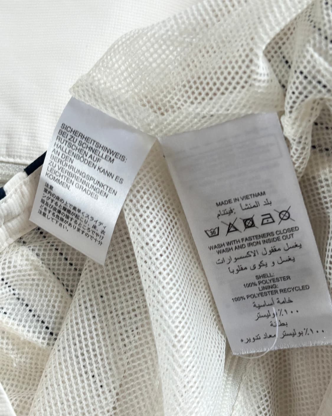 Adidas 아디다스 맨체스터유나이티드 크림 네이비 컬러 후드 바람막이  상품이미지9