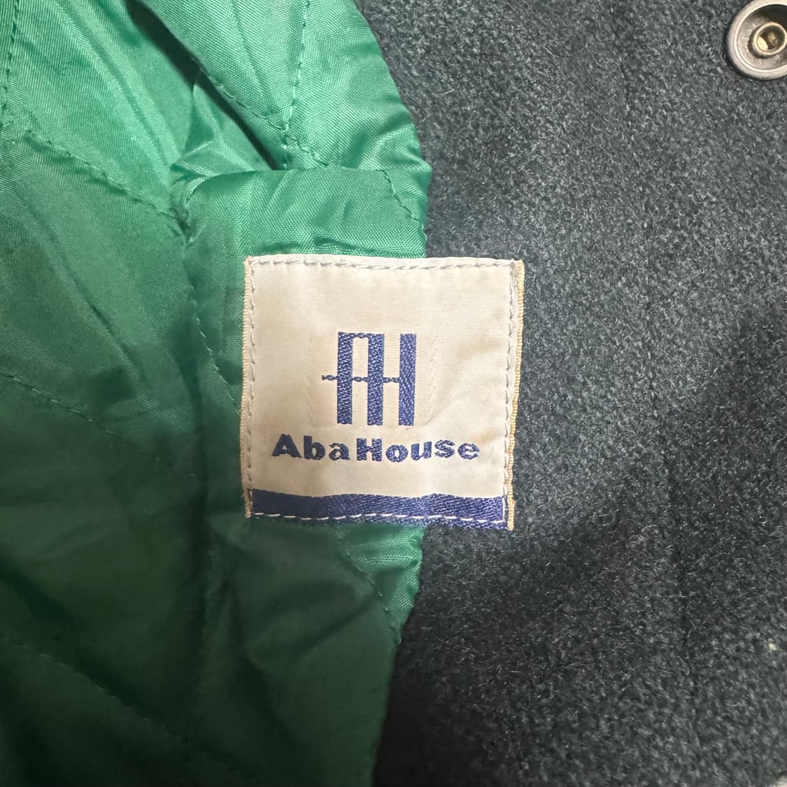 아바하우스 웨스턴로고 후드 바시티 레더자켓 상품이미지4