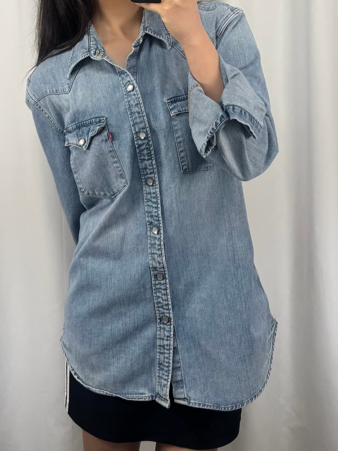 리바이스 웨스턴 데님 셔츠 상품이미지2