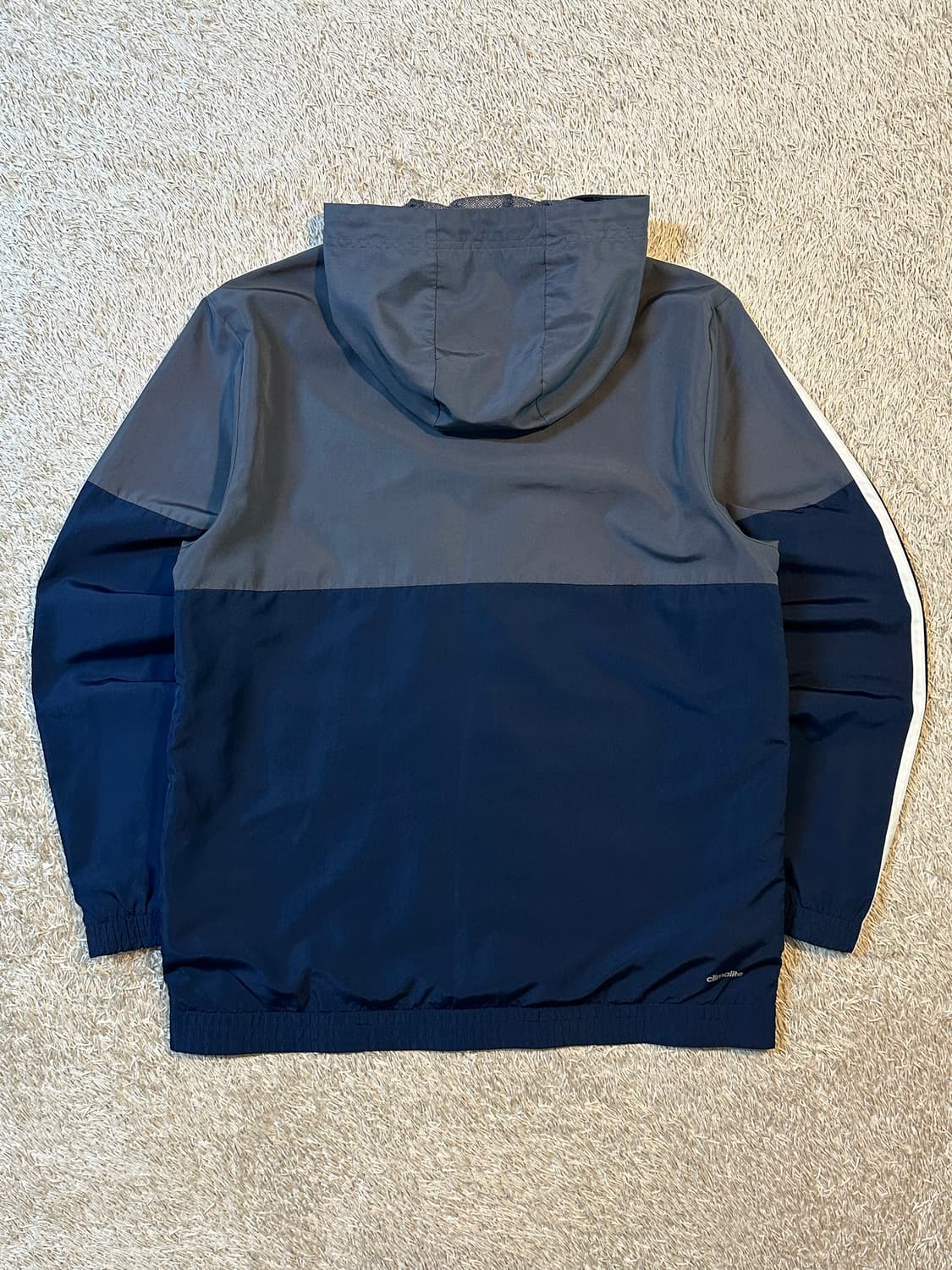 아디다스 삼각로고 사이드라인 배색 후드 바람막이 자켓 상품이미지3