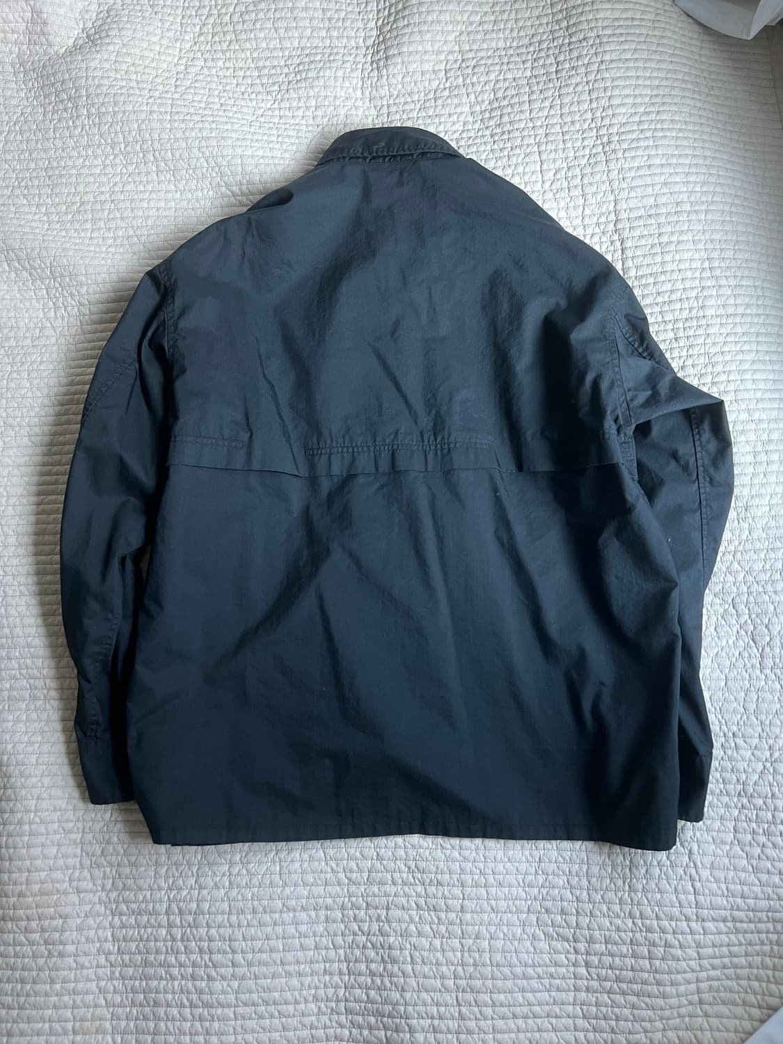 유니클로u 워크오버셔츠 블랙 XL 상품이미지2