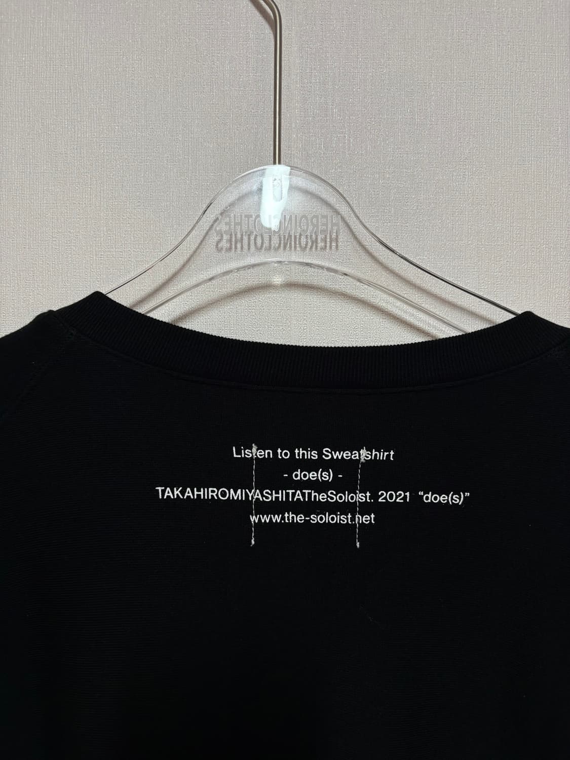 [44] 2021 SOLOIST DOE(S) CREWNECK 상품이미지4