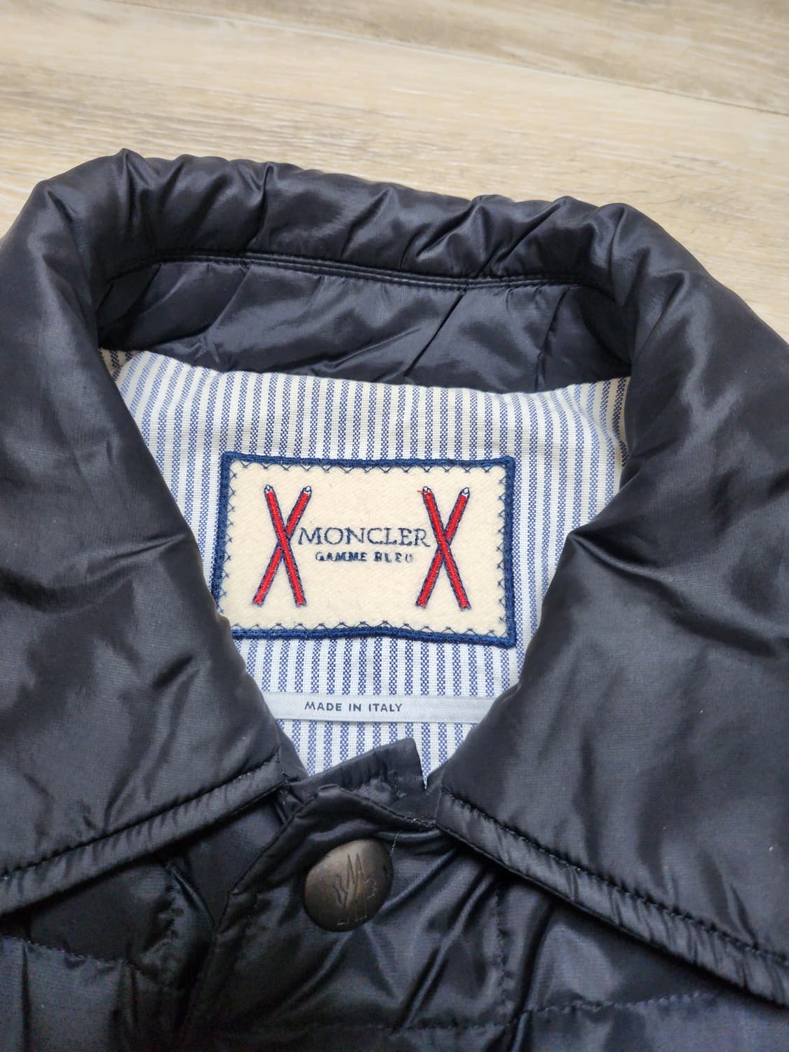 몽클레어 감마블루 나일론 다운 코트 상품이미지4