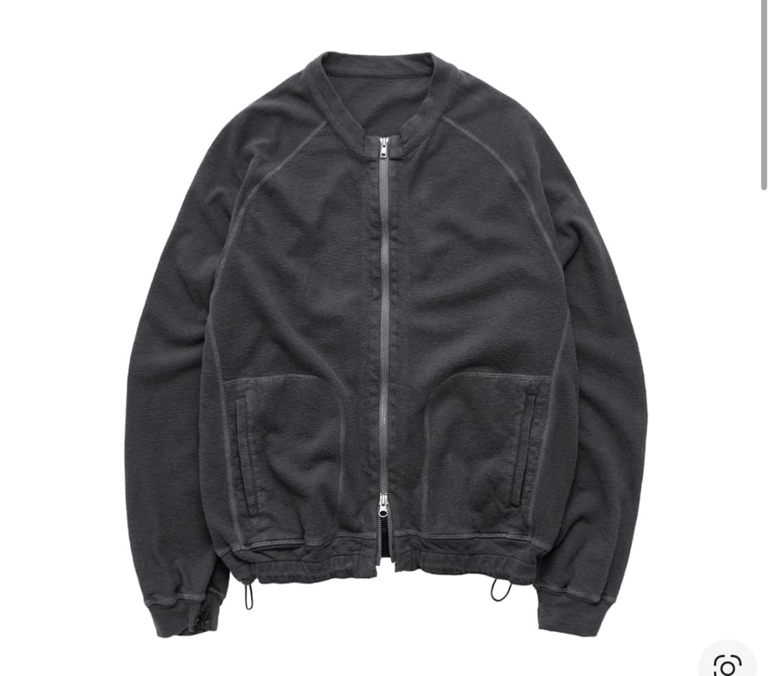 [2]폴리테루 러프셋 집업 퍼플 차콜 상품이미지1