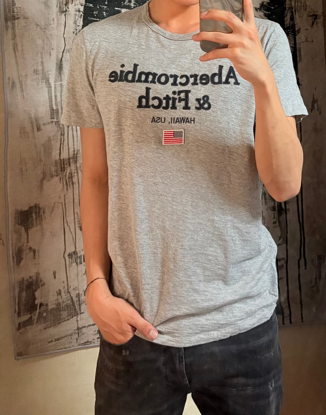 Abercrombie & Fitch half t-shirt  상품이미지3