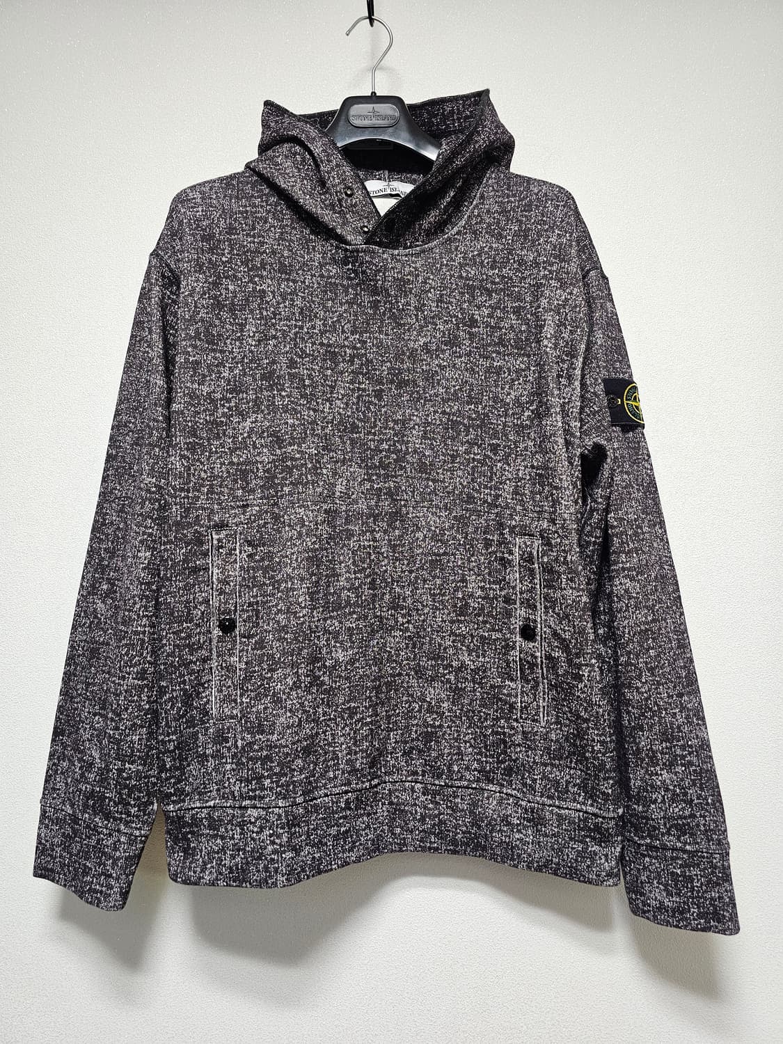 스톤아일랜드  바니스 헤비 코튼 저지 오버사이즈 핏 후드 스웨트셔츠 상품이미지1