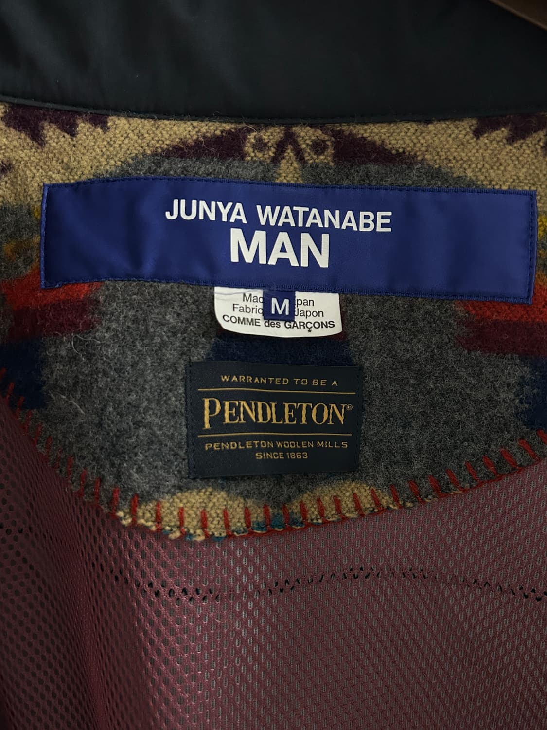 준야 와타나베 펜들턴 파카 상품이미지8