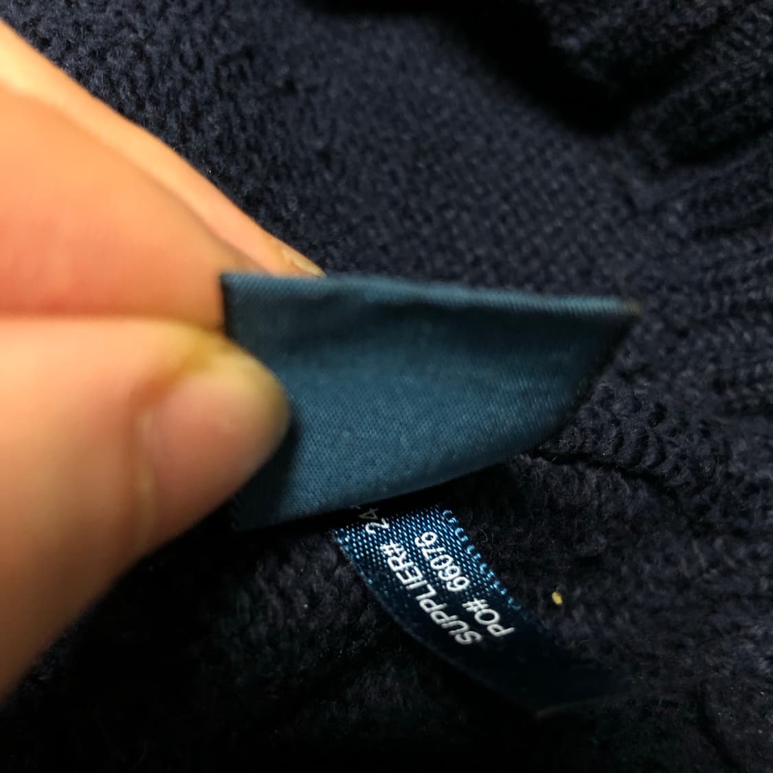 폴로 랄프로렌  니트 네이비 라운드넥 스웨터 상태굿 상품이미지5