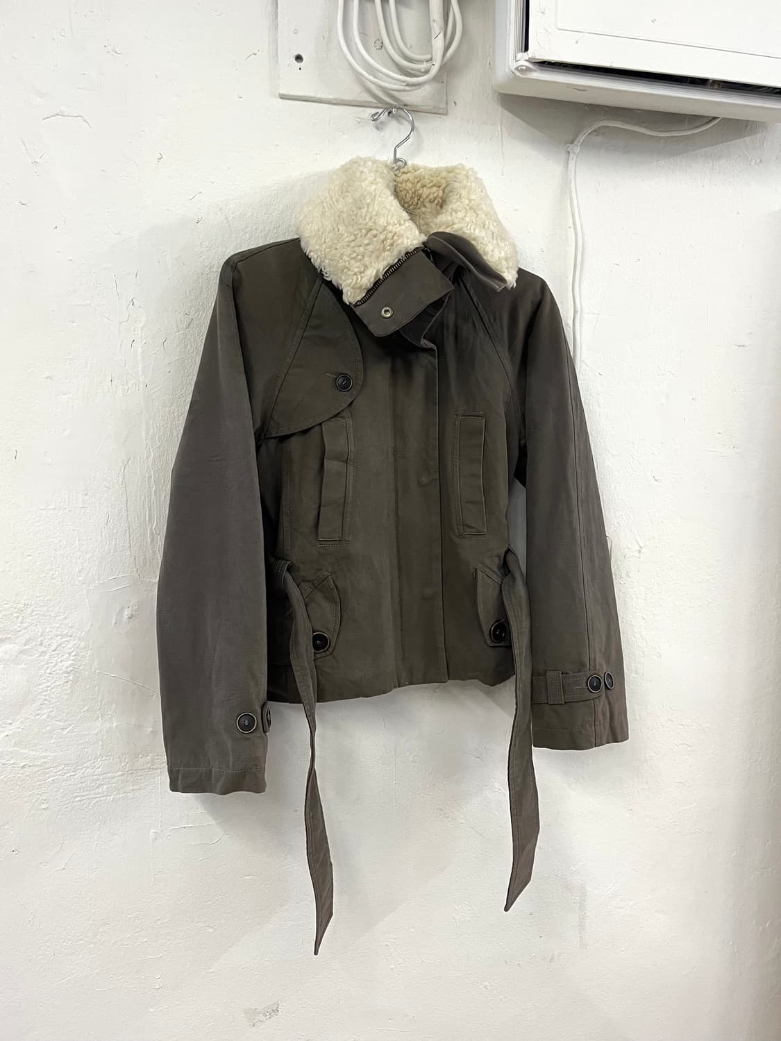 이자벨마랑 2005 런웨이 램 시어링 카라 자켓 상품이미지4