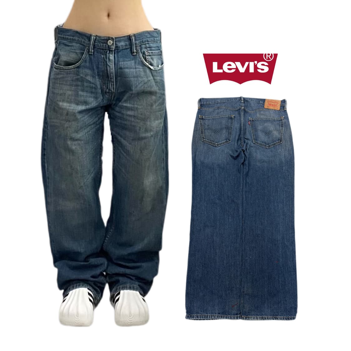 리바이스 559 새깅 워싱 스케이터 데님팬츠 상품이미지1