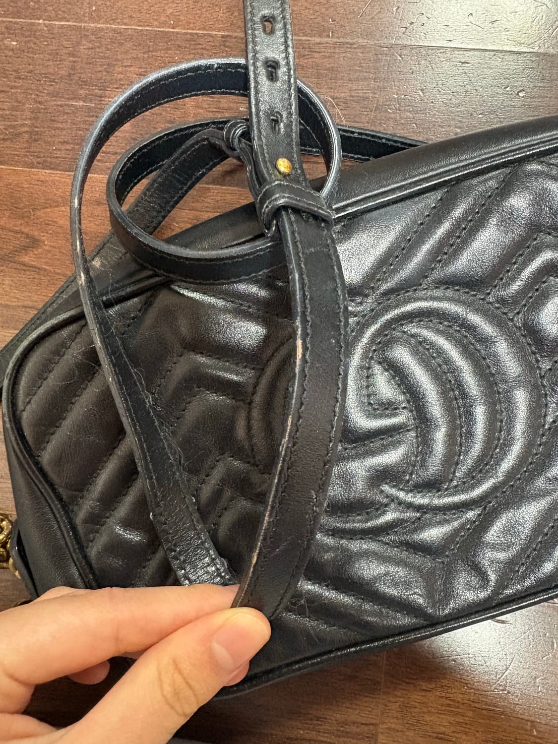 구찌 GG마몽 마틀라세 숄더백 상품이미지10