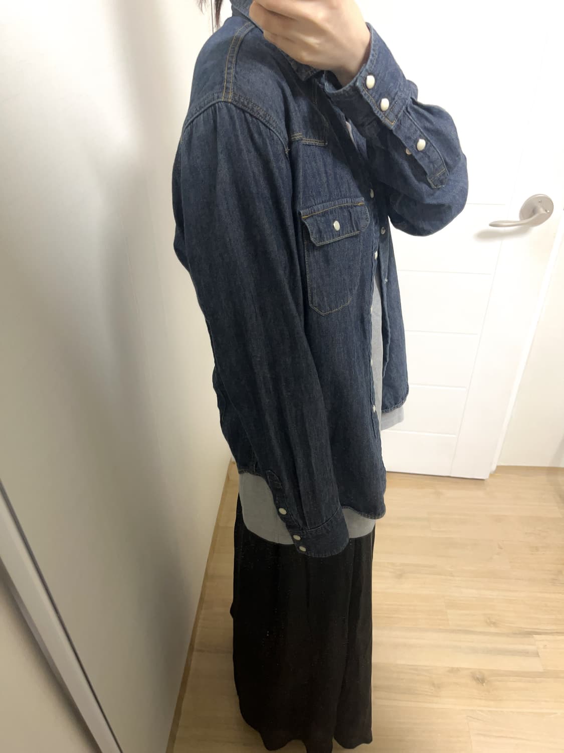 빈티지 데님 셔츠 상품이미지3
